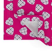 Heart my toilet paper - Bright pink