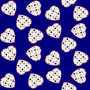 Heart my toilet paper - navy