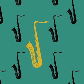 Jazz concept. Saxophone 9