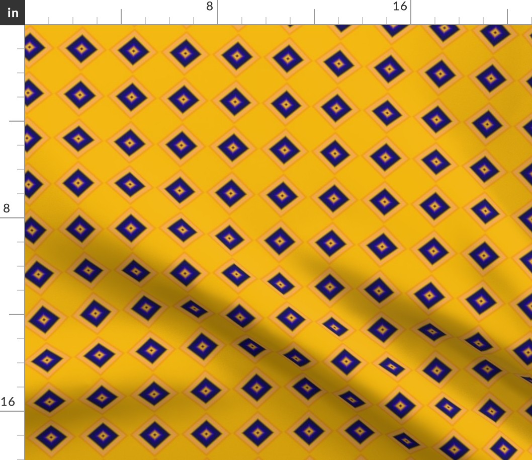 Geometric  afro prints saffron