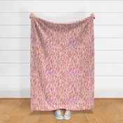 textured abstract pink and coral seaweed - large scale / 18"x21" fabric // 24"x28" wallpaper