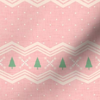 Nordic Christmas Tree - Pink