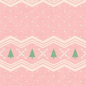 Nordic Christmas Tree - Pink