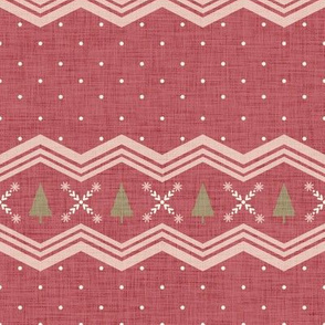 Nordic Christmas Tree - Red