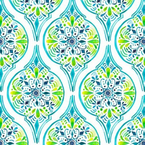 Morrocan Tile Blue Green