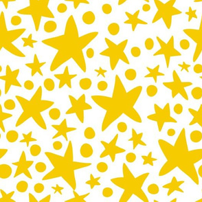 Yellow stars and dots