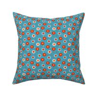 Enchanted Floral-Teal Orange