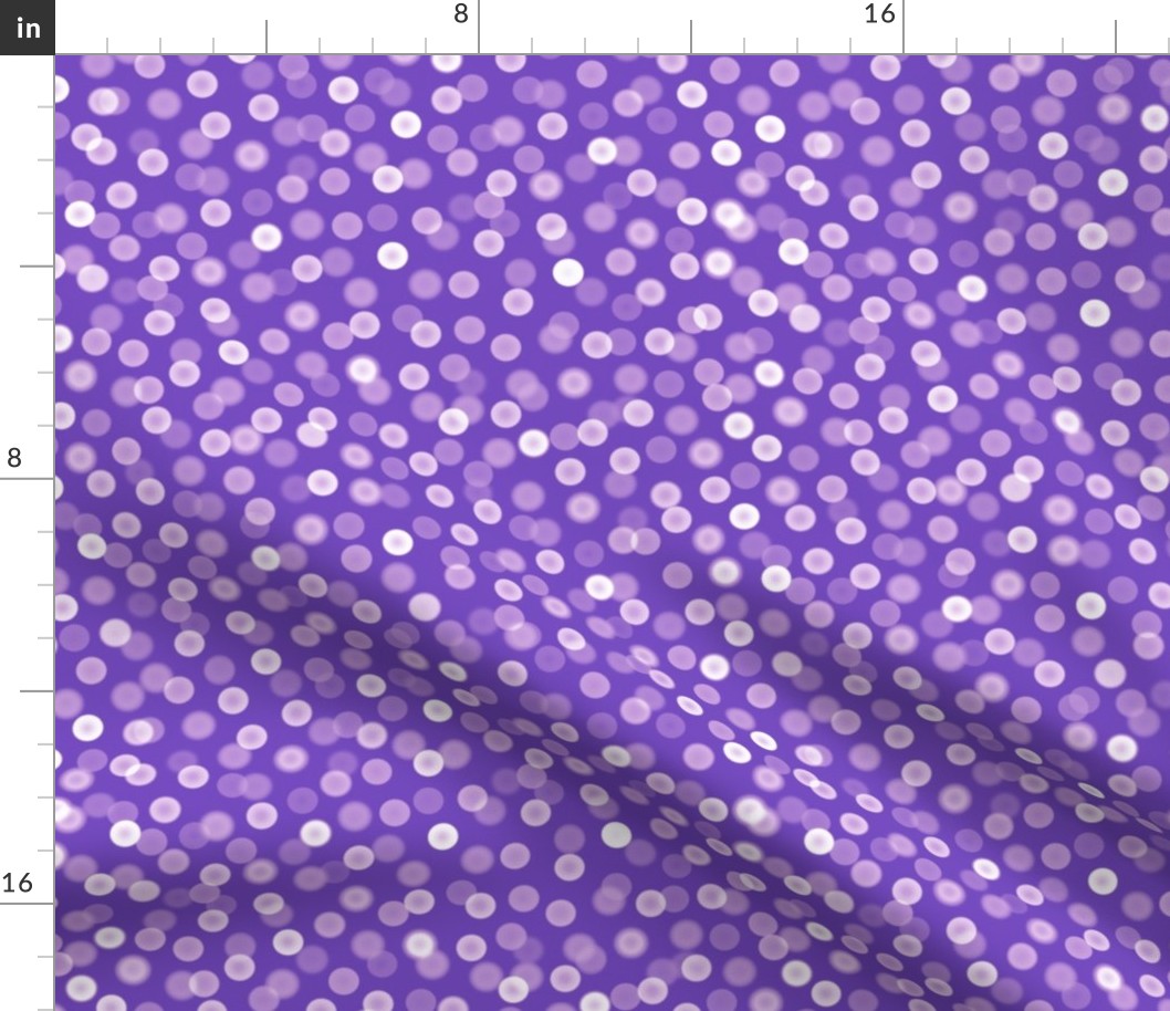 small bokeh dots on purple