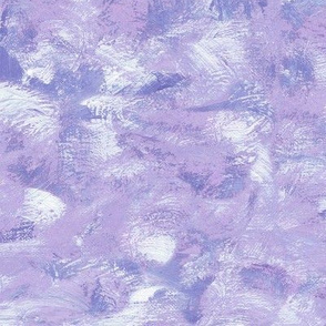 impressionist paint swirls in purple and white