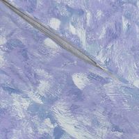 impressionist paint swirls in lavender-blue and white