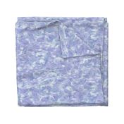 impressionist paint swirls in lavender-blue and white