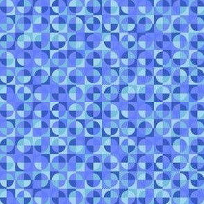 circled squares in blues