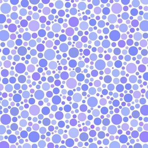 ishihara dots in lavender and light blue