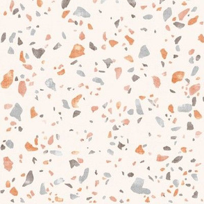 Terrazzo in Rusts and Gray