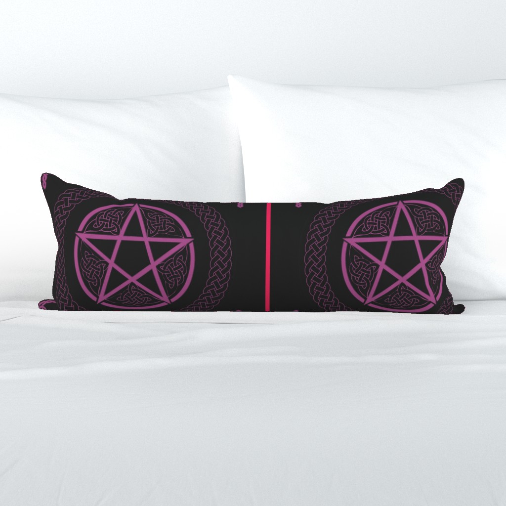 Celtic Pentacle in purple