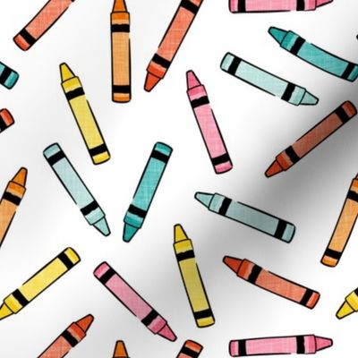 crayons - school supplies - kids art - multi - LAD20