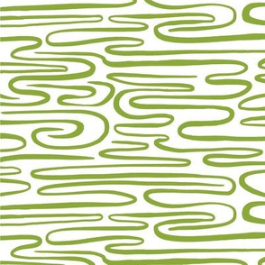 Pond ripples - green
