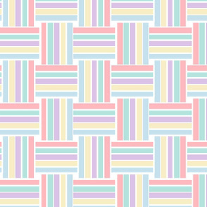 Pastel Woven Stripes Small