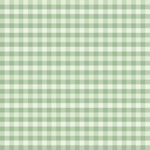 Huckleberry Madness Coordinate Gingham in Green Triad