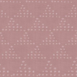 20-04p Boho Triangle Dots Rose Blush Pink