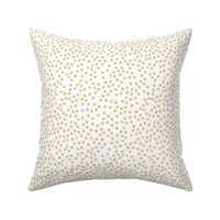 Little sparkly stars romantic boho night basic sky design nursery neutral honey yellow on white