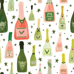 Pink Champagne Bottles 