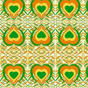 Citrus Hearts on Sunny Tiles