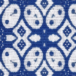 Indonesian Batik (big)blue