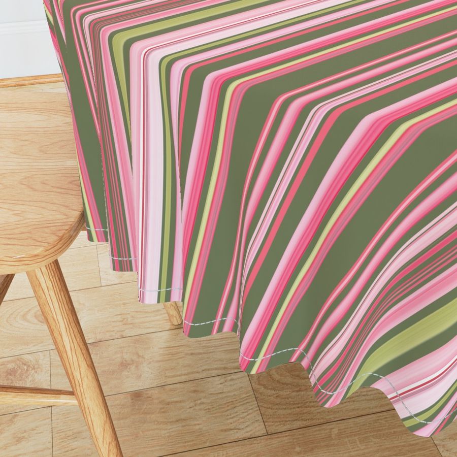 Pink & Green Stripe