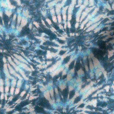 Blue Tie Dye Swirls medium