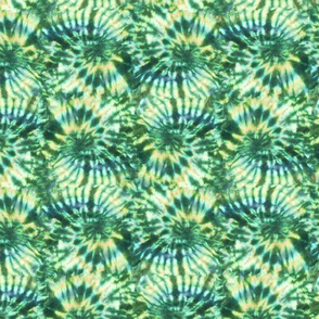 Green Tie Dye Swirls (medium)