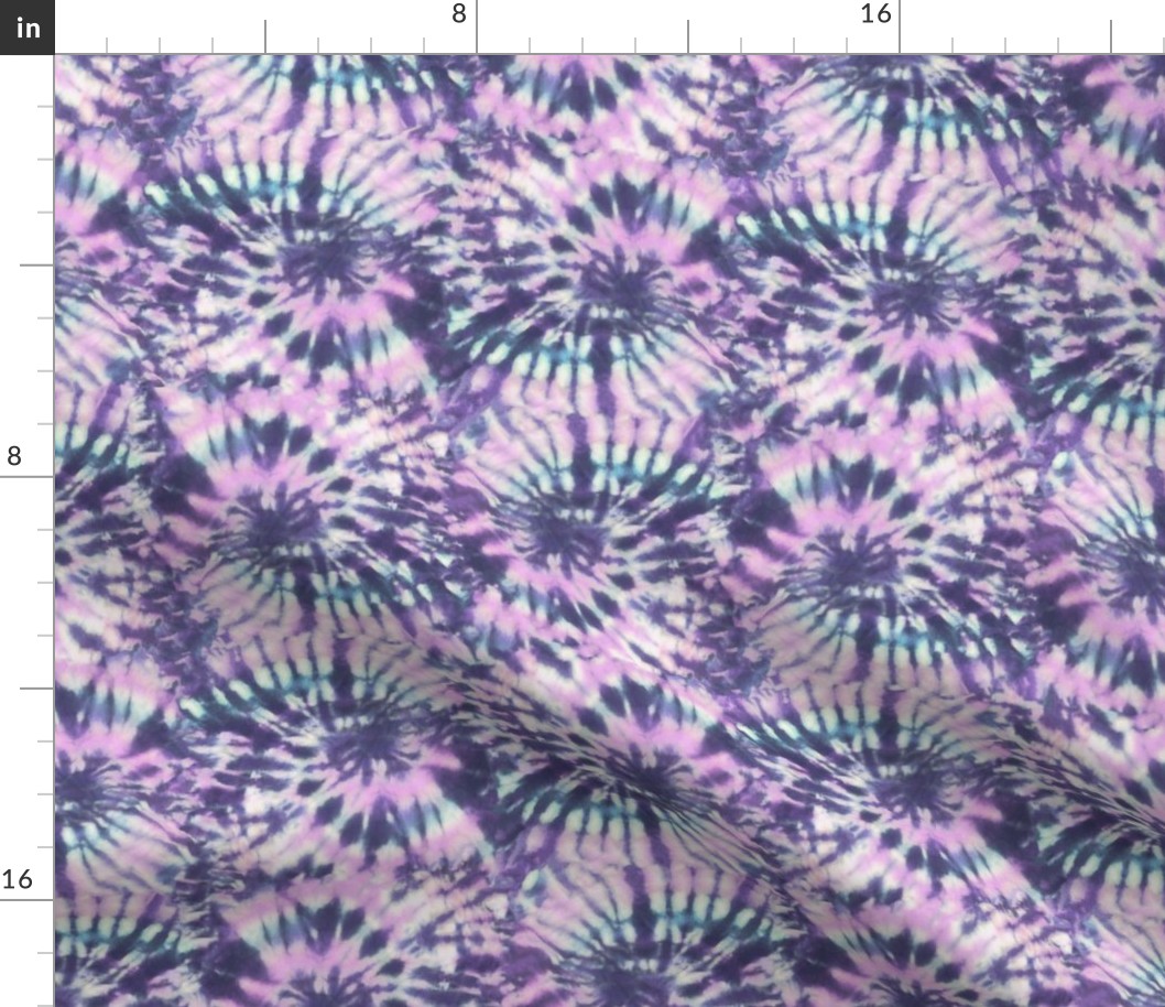 Purple Tie-Dye Swirls medium