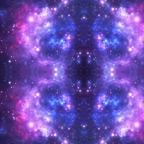 Purple Galaxy Fabric, Wallpaper and Home Decor | Spoonflower