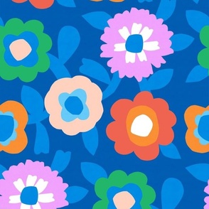 Flower Field - Blue 