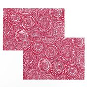 Paper Cutout Circles - Red