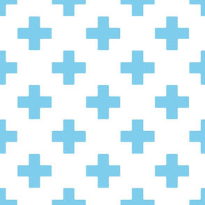 Baby-blue Crosses