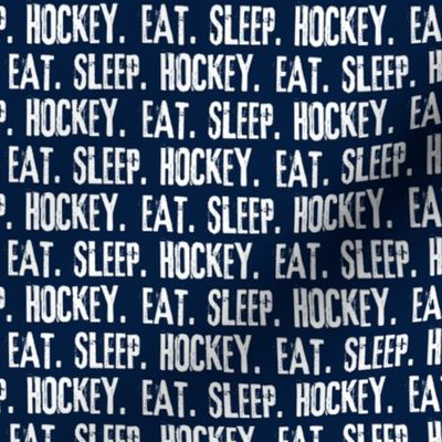 Eat. Sleep. Hockey. - navy C20BS