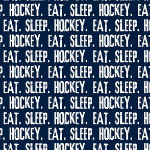 Eat. Sleep. Hockey. - navy C20BS