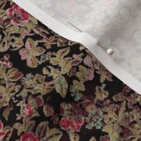 French Rose Tapestry Black Down 20%