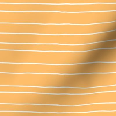 Hand Drawn Stripes (saffron)