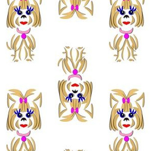 Cut Out Puppy Girl abt. 3"