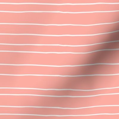 Hand Drawn Stripes (peach)
