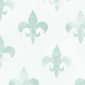 Fleur De Lys Mint Green (large)