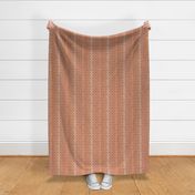 Brown and pink hibiscus stripes