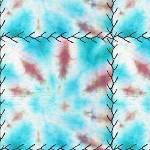 Tie-Dye Cheater Quilt by Shari Lynn's Stitches