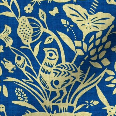 Papercut Garden (blue)