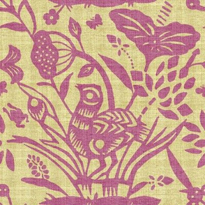 Papercut Garden (pink)inv