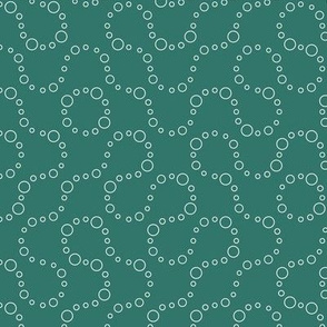 deep green sea - bubbles truchet