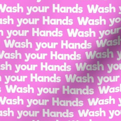 wash your hands on pink small