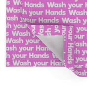 wash your hands on pink small